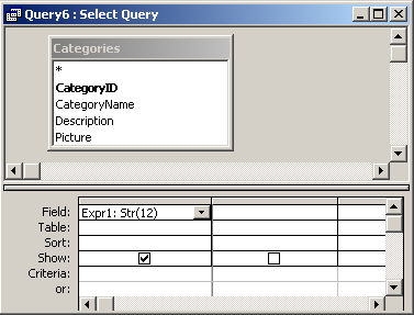 How to change data type to short text in access Ms Access Str Function