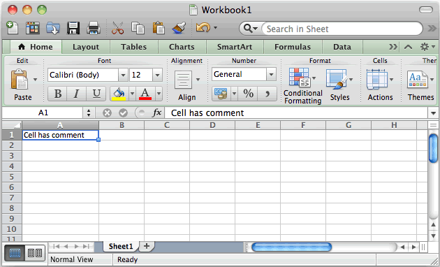 ms excel for mac how to add a row