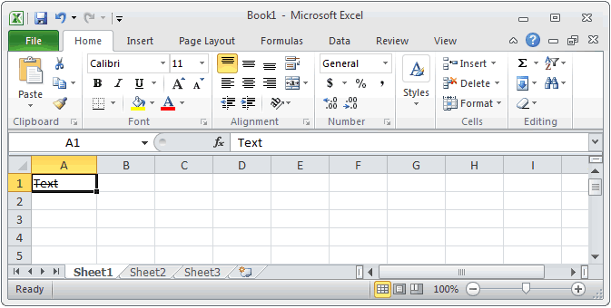 MS Excel 2010: Draw a line through a value in a cell ...