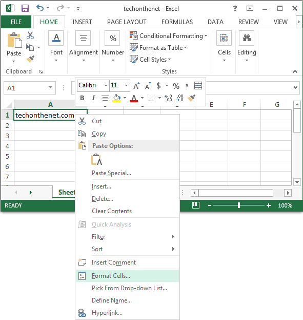 how to insert a note in excel 2013