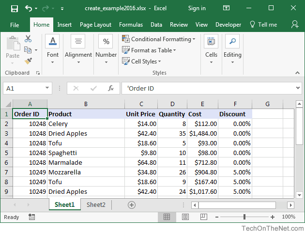 Pivot Chart In Excel 2016