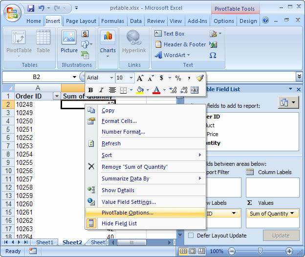 Ms Excel 2007 How To Change The Name