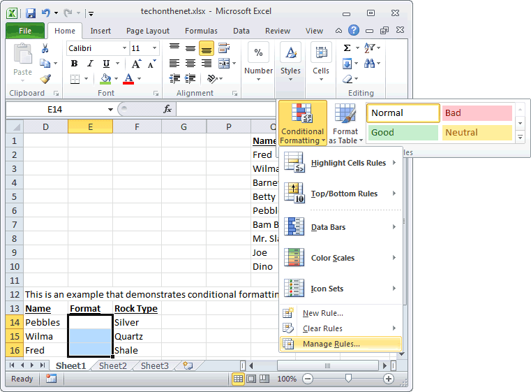 how to clear formatting in excel cells