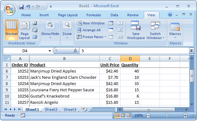 ms excel for mac freeze rows