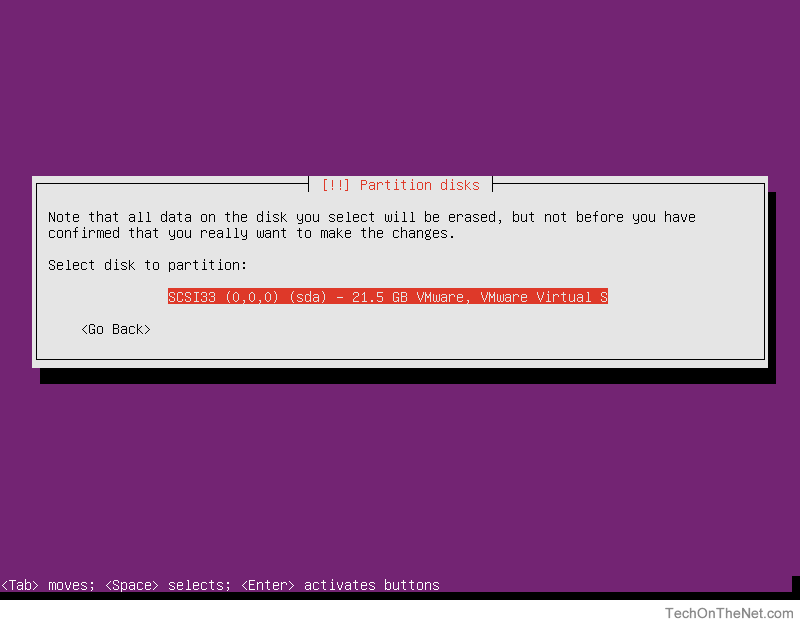 Disk to partition