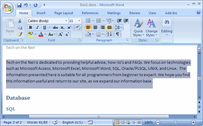 how do you get microsoft word 2007 for free